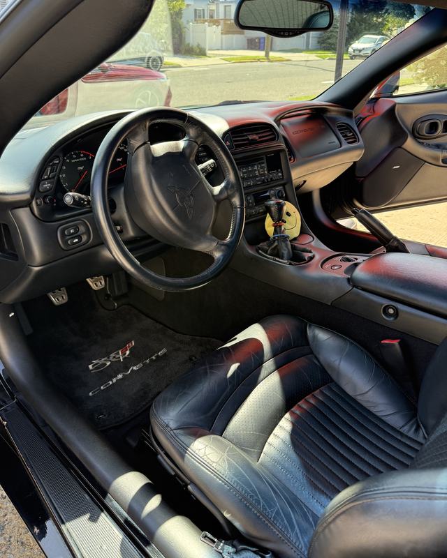 Detailed Corvette interior